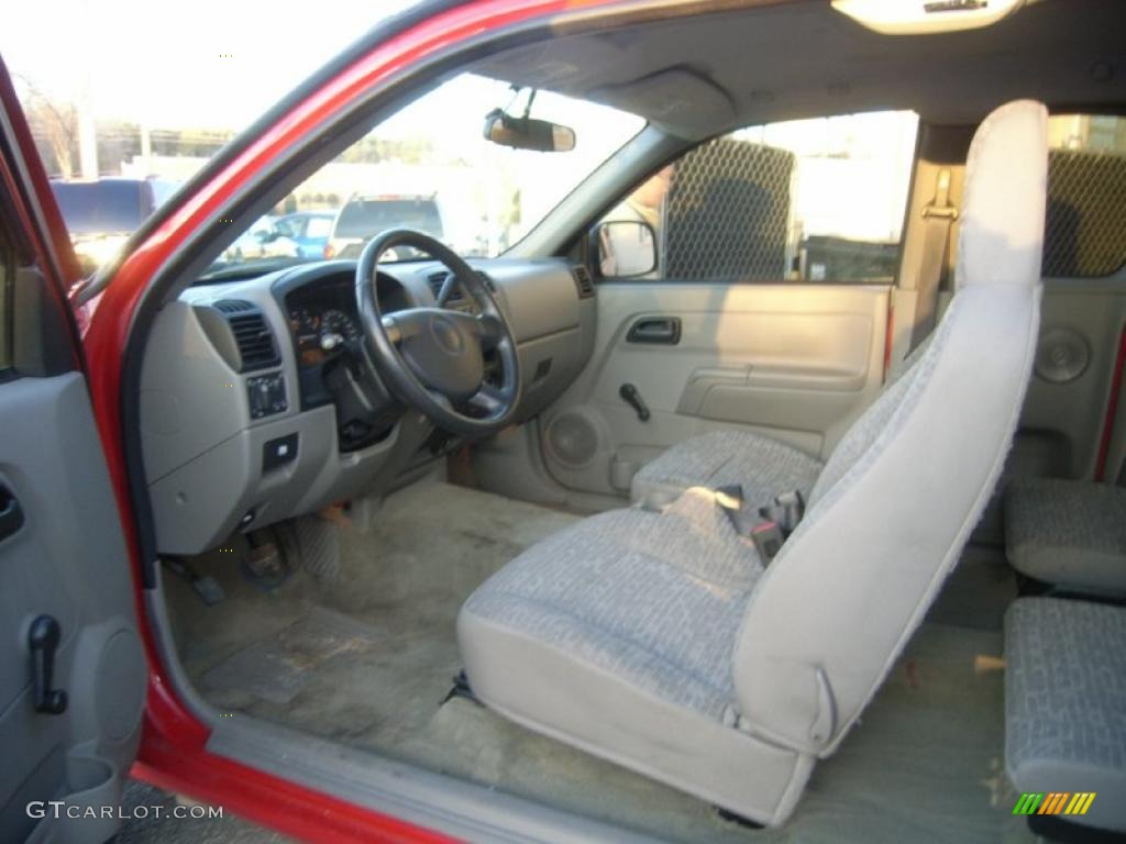 2005 Colorado Z71 Extended Cab 4x4 - Victory Red / Medium Dark Pewter photo #13