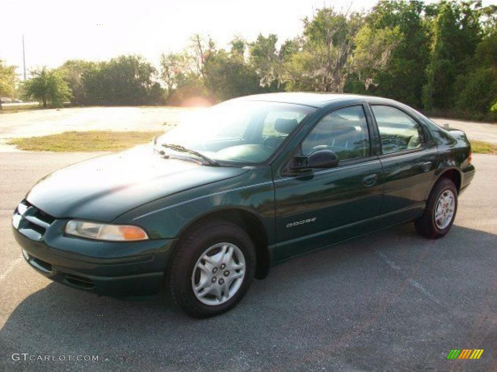 1999 Stratus  - Forest Green Pearl / Silver Fern photo #1