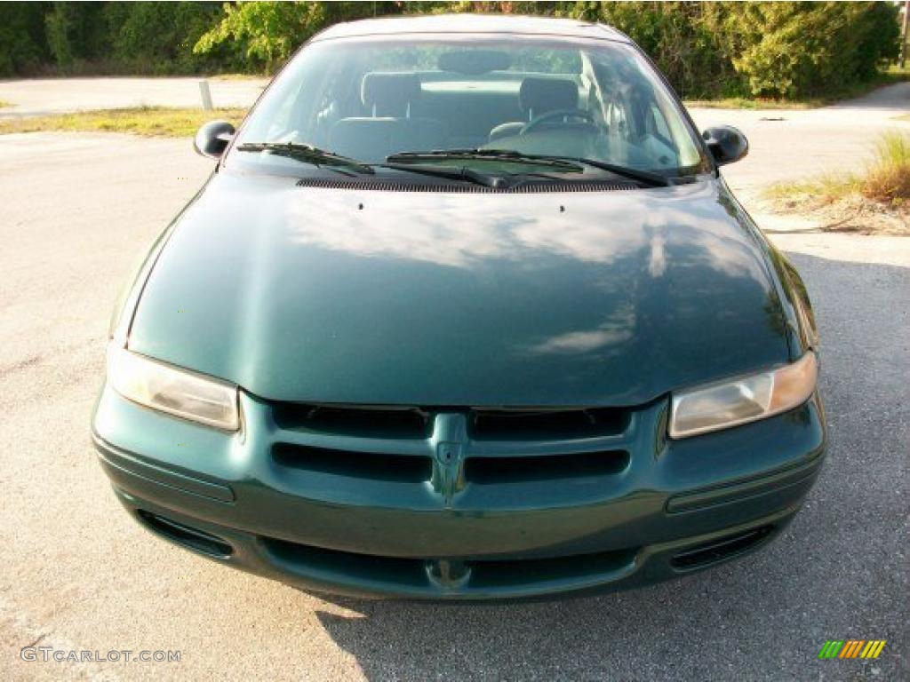 1999 Stratus  - Forest Green Pearl / Silver Fern photo #2