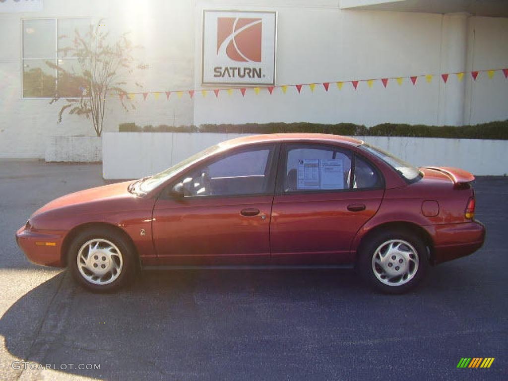 1996 S Series SL2 Sedan - Medium Red / Gray photo #1