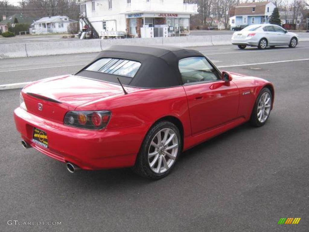 2007 S2000 Roadster - New Formula Red / Black photo #3