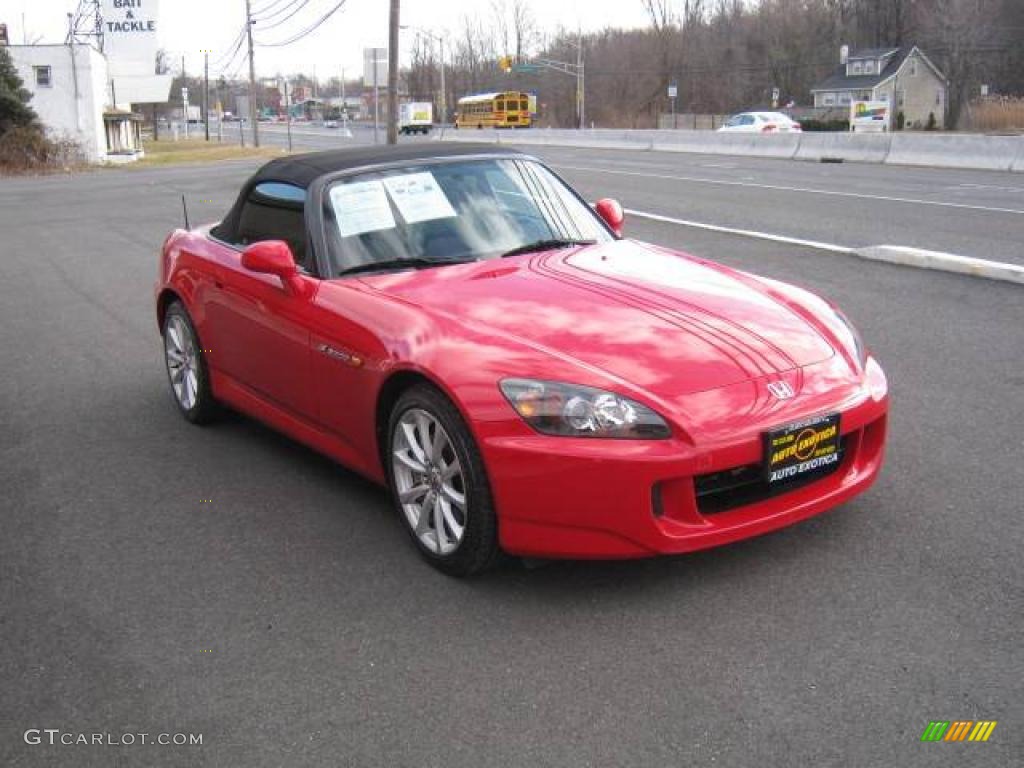 2007 S2000 Roadster - New Formula Red / Black photo #4