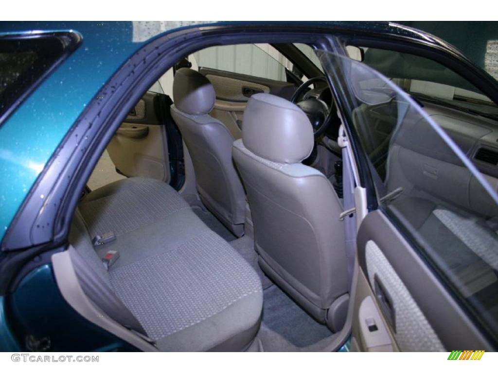 1998 Impreza L Wagon - Acadia Green Pearl Metallic / Gray photo #10