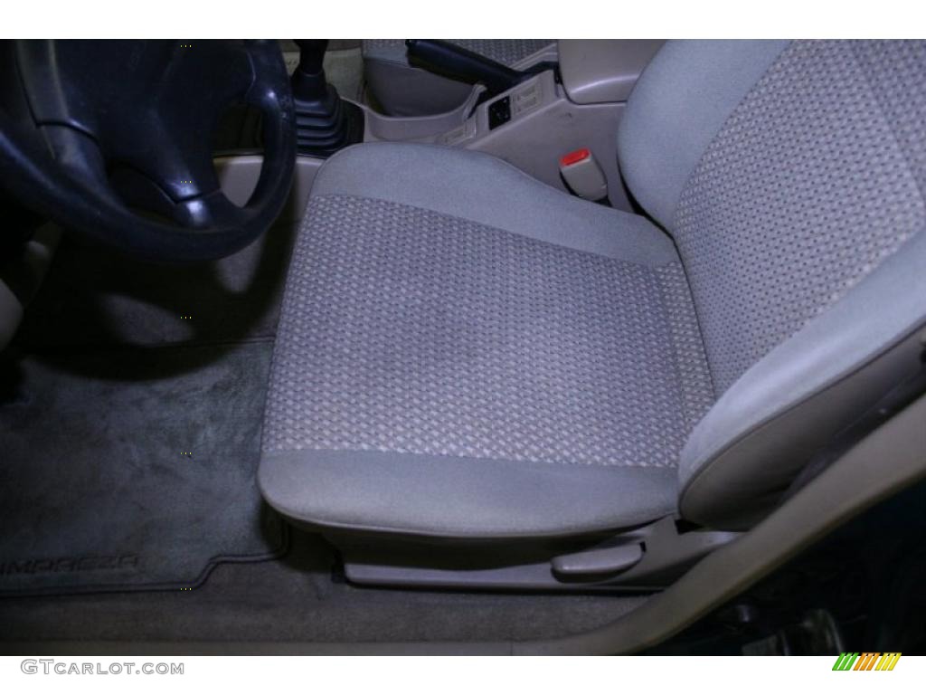 1998 Impreza L Wagon - Acadia Green Pearl Metallic / Gray photo #16