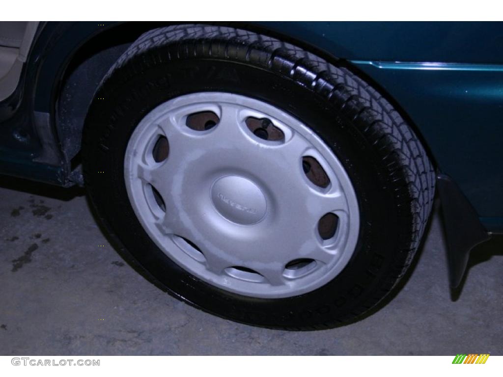 1998 Impreza L Wagon - Acadia Green Pearl Metallic / Gray photo #29