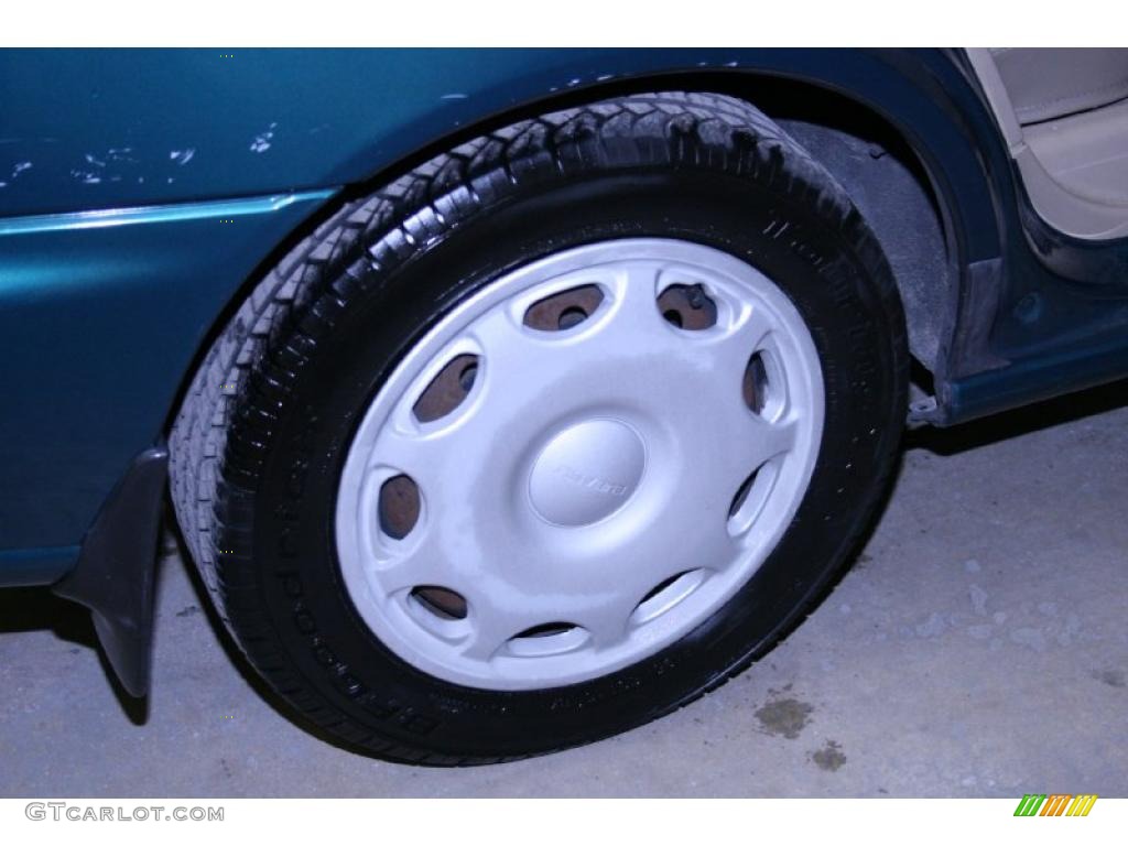 1998 Impreza L Wagon - Acadia Green Pearl Metallic / Gray photo #30