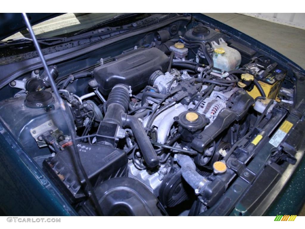 1998 Impreza L Wagon - Acadia Green Pearl Metallic / Gray photo #47