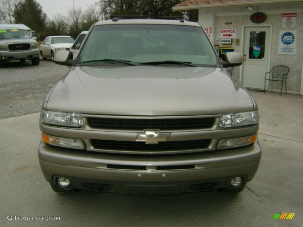 2003 Suburban 1500 Z71 4x4 - Sandalwood Metallic / Tan/Neutral photo #1