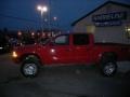 2004 Flame Red Dodge Dakota SXT Quad Cab 4x4  photo #2