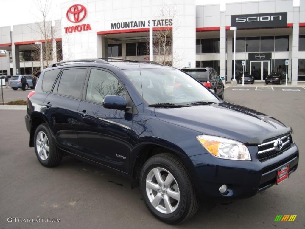 2007 RAV4 Limited 4WD - Nautical Blue Metallic / Taupe photo #1