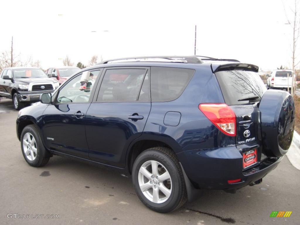 2007 RAV4 Limited 4WD - Nautical Blue Metallic / Taupe photo #4