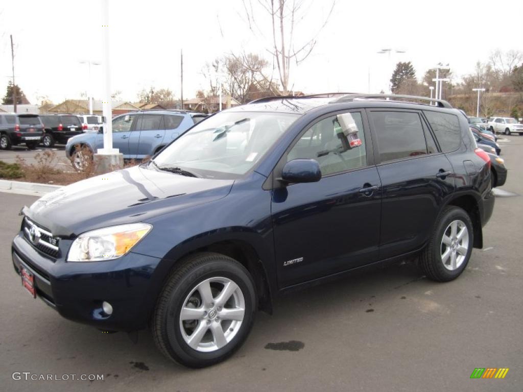 2007 RAV4 Limited 4WD - Nautical Blue Metallic / Taupe photo #5