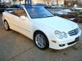 2008 Arctic White Mercedes-Benz CLK 350 Cabriolet  photo #7