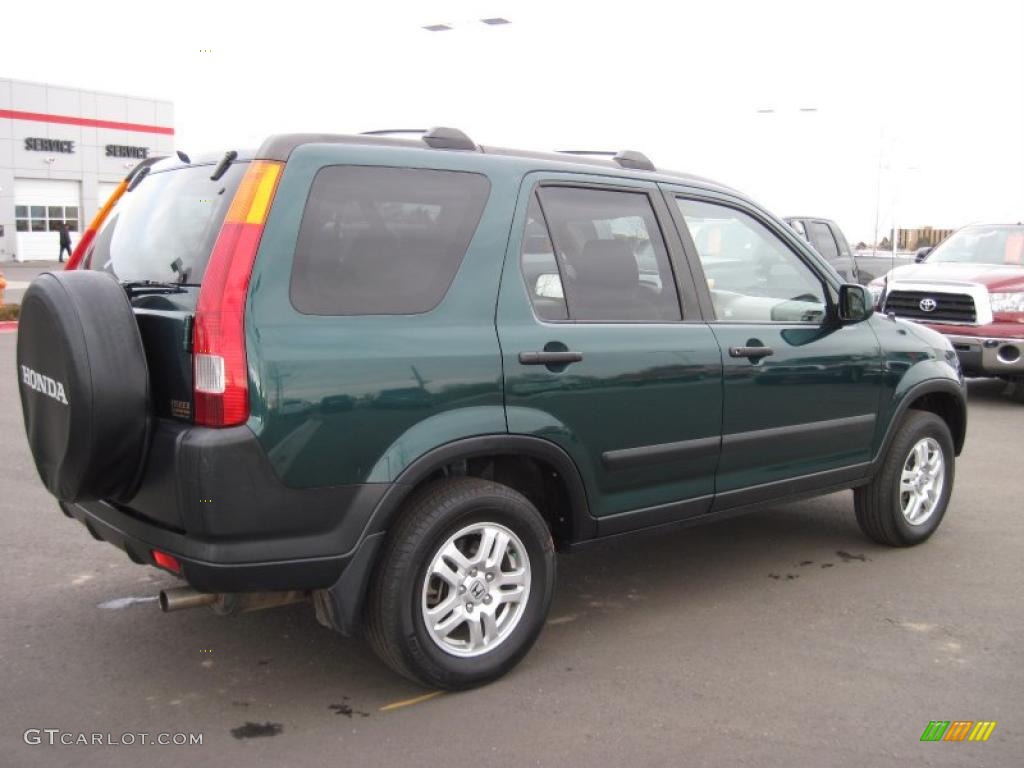 2003 CR-V EX 4WD - Clover Green Pearl / Saddle photo #2
