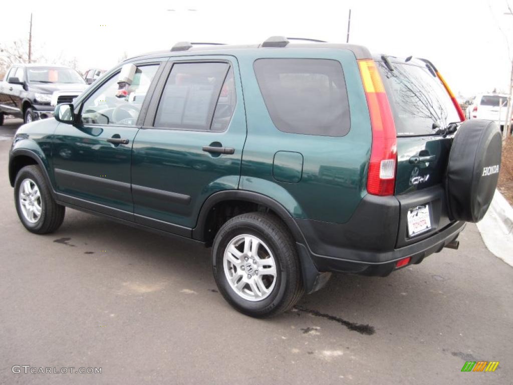 2003 CR-V EX 4WD - Clover Green Pearl / Saddle photo #4