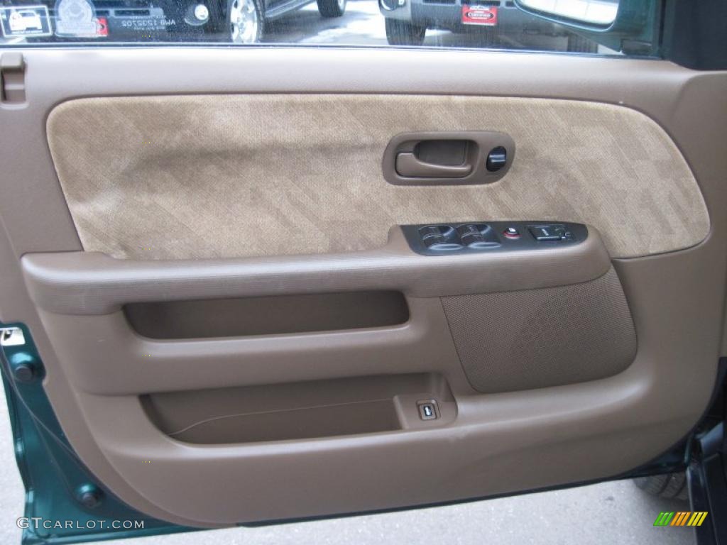 2003 CR-V EX 4WD - Clover Green Pearl / Saddle photo #7