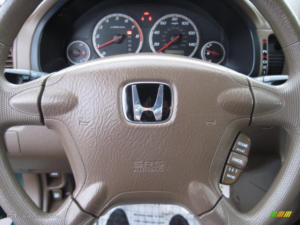 2003 CR-V EX 4WD - Clover Green Pearl / Saddle photo #13