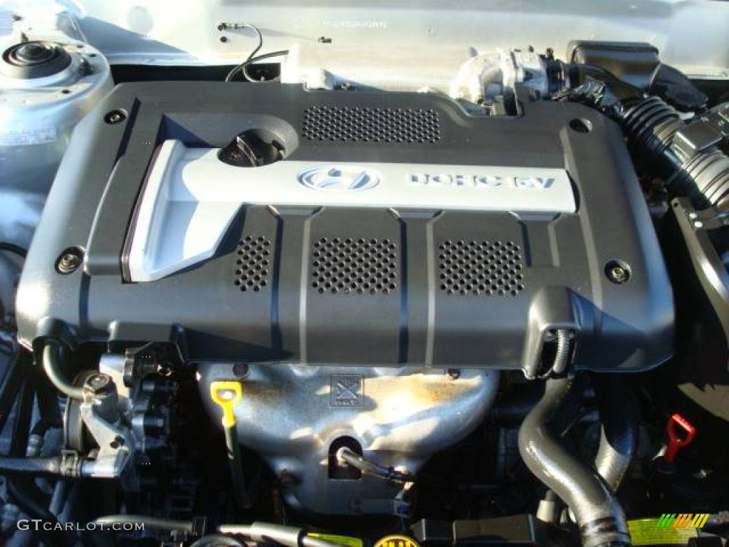 2004 Elantra GLS Sedan - Sterling Silver / Gray photo #19