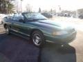 1998 Dark Green Satin Metallic Ford Mustang V6 Convertible  photo #5