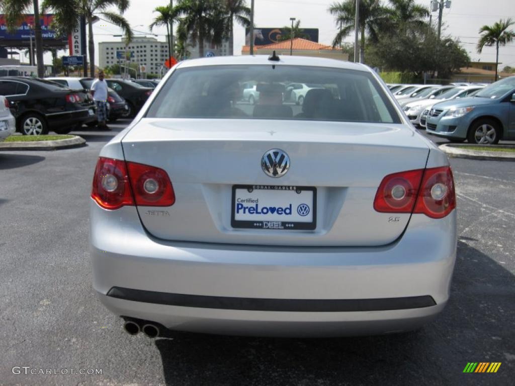 2007 Jetta 2.5 Sedan - Reflex Silver Metallic / Anthracite photo #4