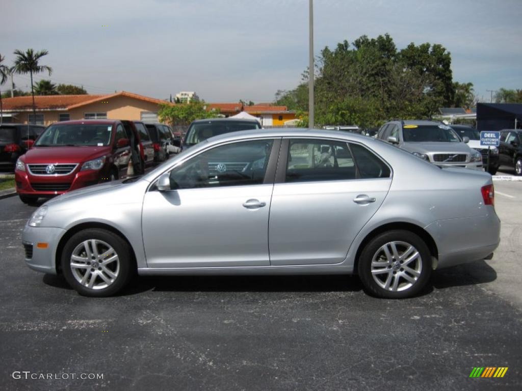 2007 Jetta 2.5 Sedan - Reflex Silver Metallic / Anthracite photo #6