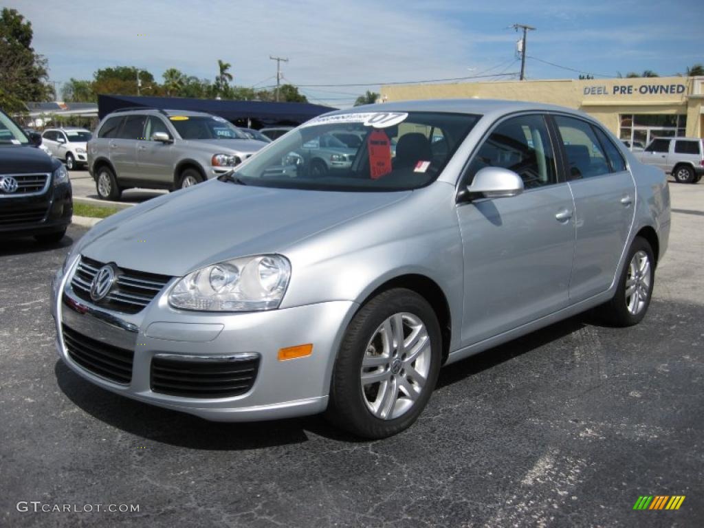 2007 Jetta 2.5 Sedan - Reflex Silver Metallic / Anthracite photo #7