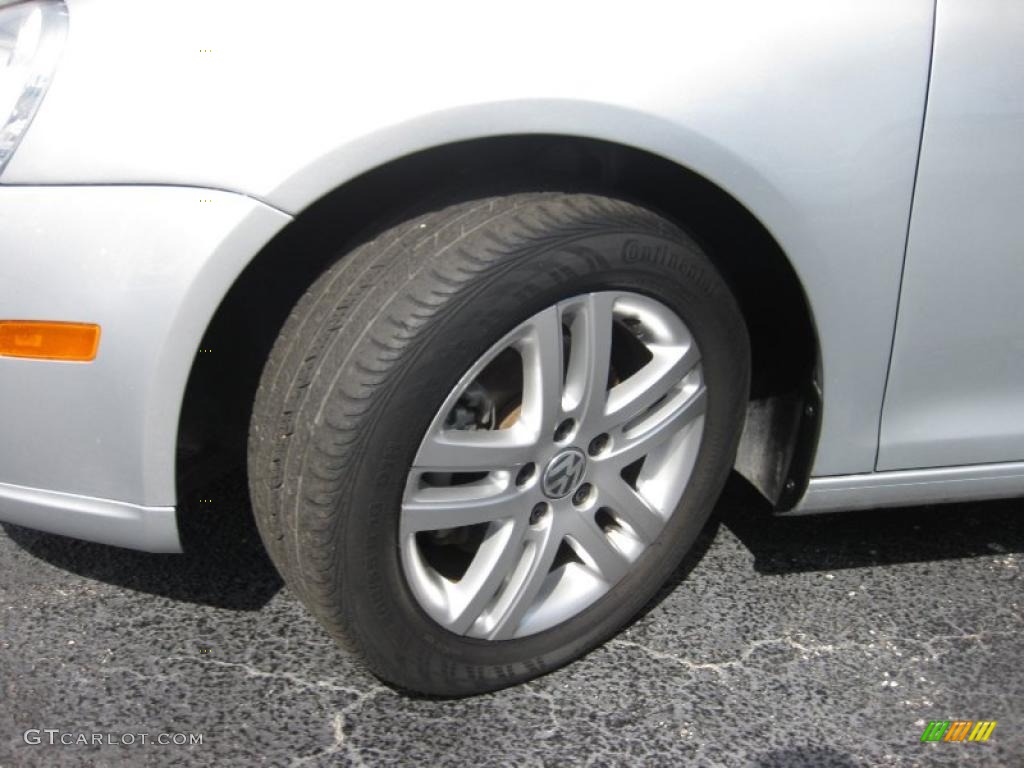 2007 Jetta 2.5 Sedan - Reflex Silver Metallic / Anthracite photo #13