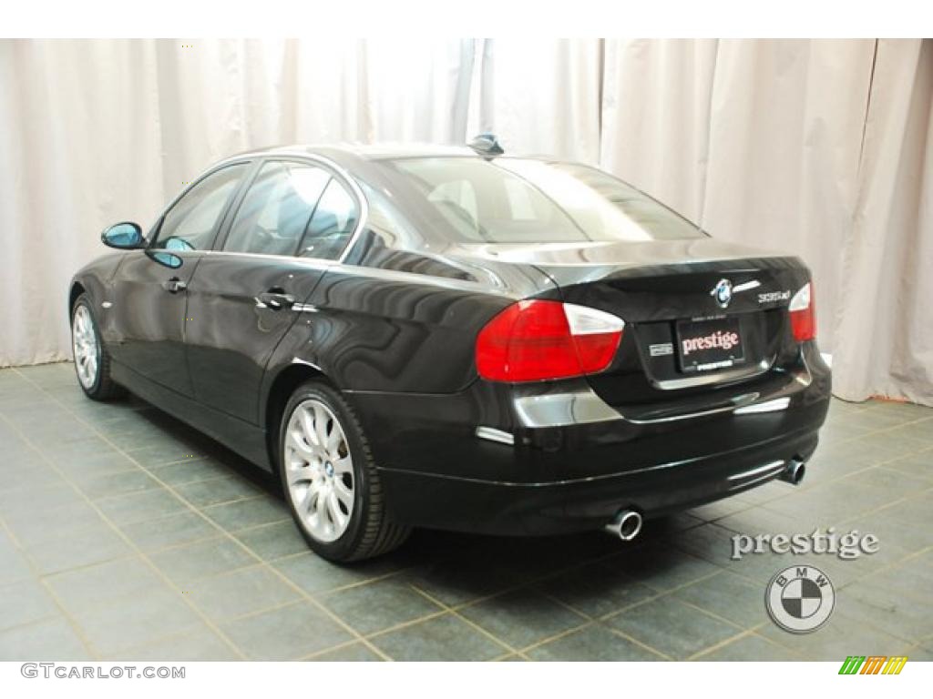 2008 3 Series 335xi Sedan - Jet Black / Black photo #4