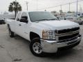 2007 Summit White Chevrolet Silverado 3500HD LS Extended Cab  photo #6