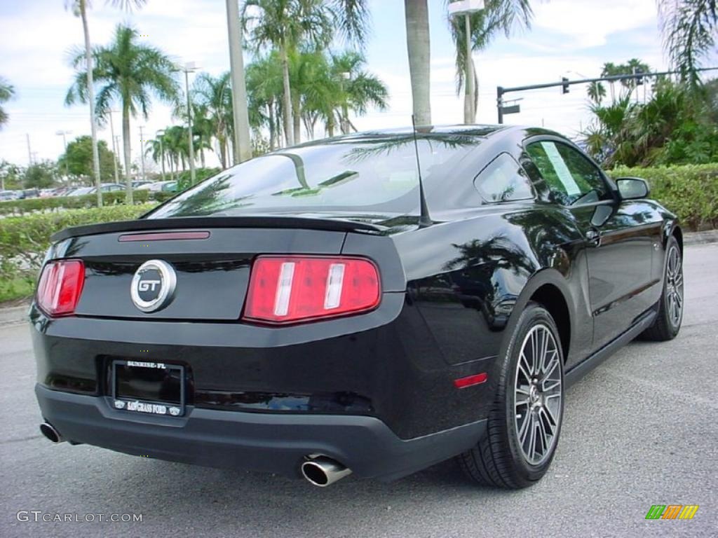 2010 Mustang GT Premium Coupe - Black / Charcoal Black photo #3