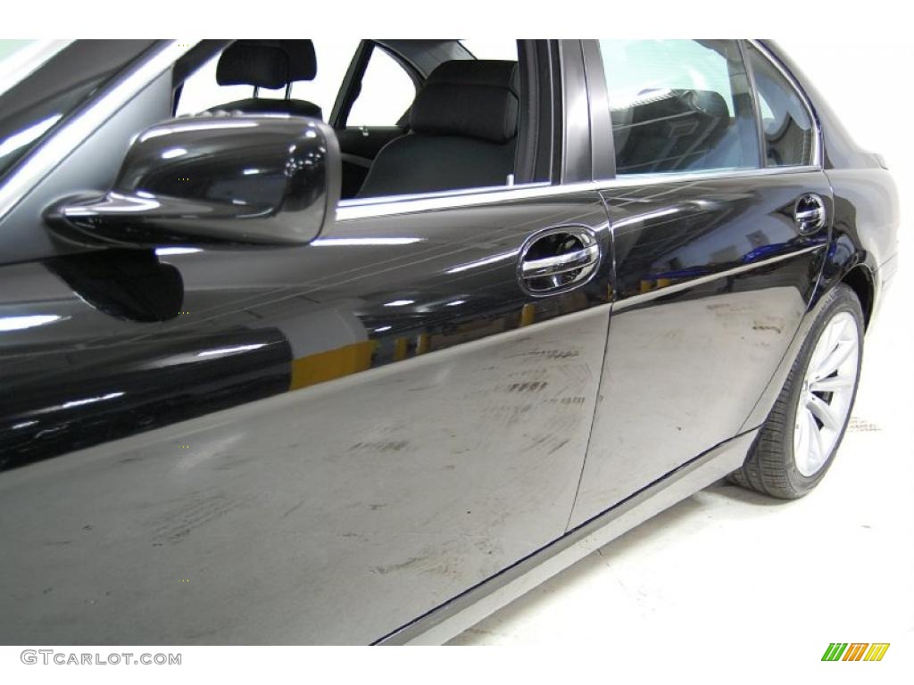 2008 7 Series 750Li Sedan - Azurite Black Metallic / Black photo #13