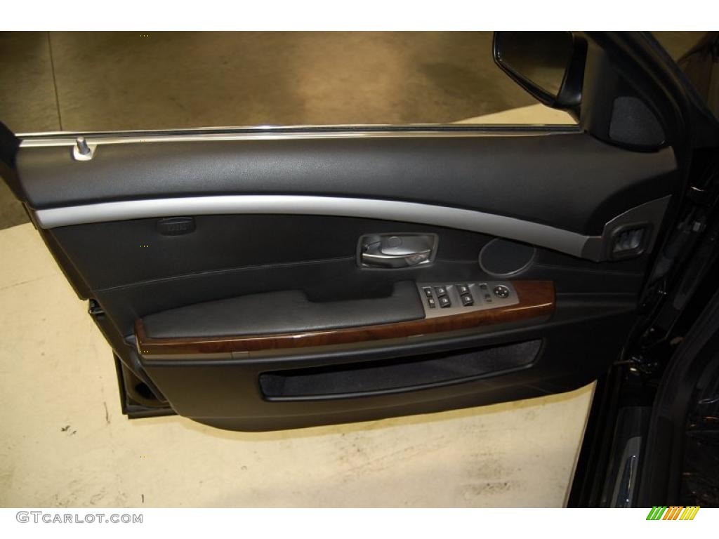 2008 7 Series 750Li Sedan - Azurite Black Metallic / Black photo #23