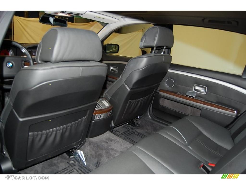 2008 7 Series 750Li Sedan - Azurite Black Metallic / Black photo #25