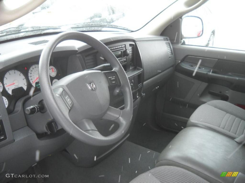 2007 Ram 1500 SLT Quad Cab 4x4 - Flame Red / Medium Slate Gray photo #7