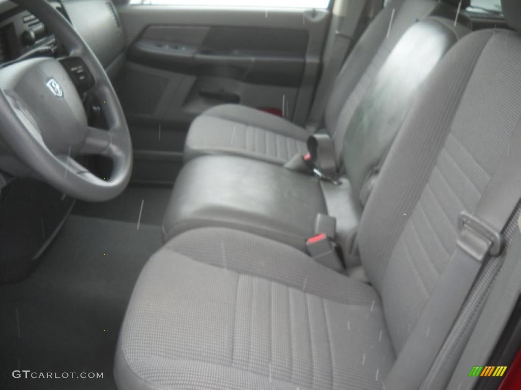 2007 Ram 1500 SLT Quad Cab 4x4 - Flame Red / Medium Slate Gray photo #8