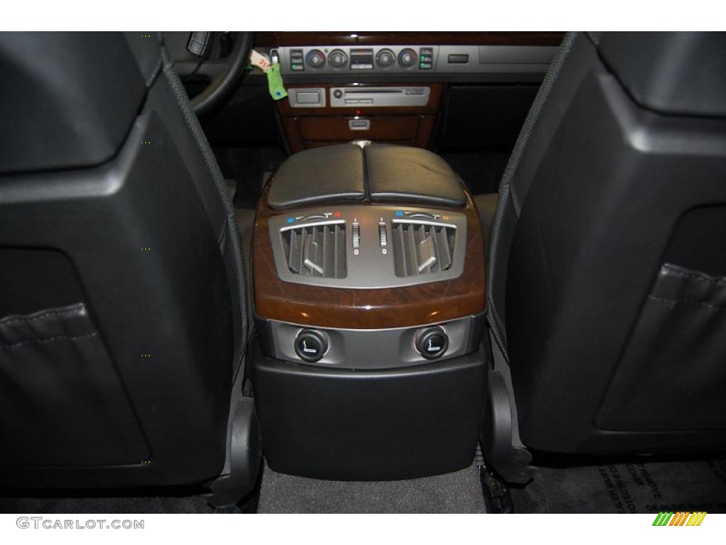 2008 7 Series 750Li Sedan - Azurite Black Metallic / Black photo #31