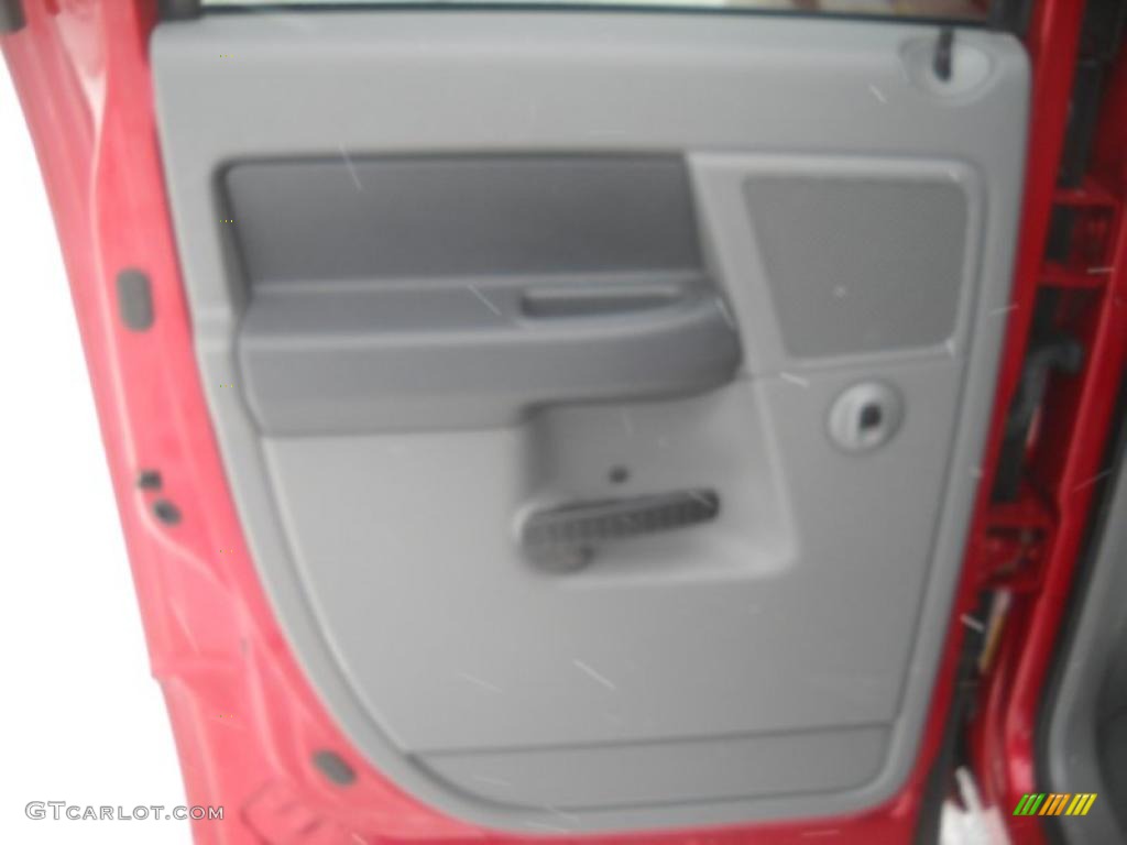 2007 Ram 1500 SLT Quad Cab 4x4 - Flame Red / Medium Slate Gray photo #10