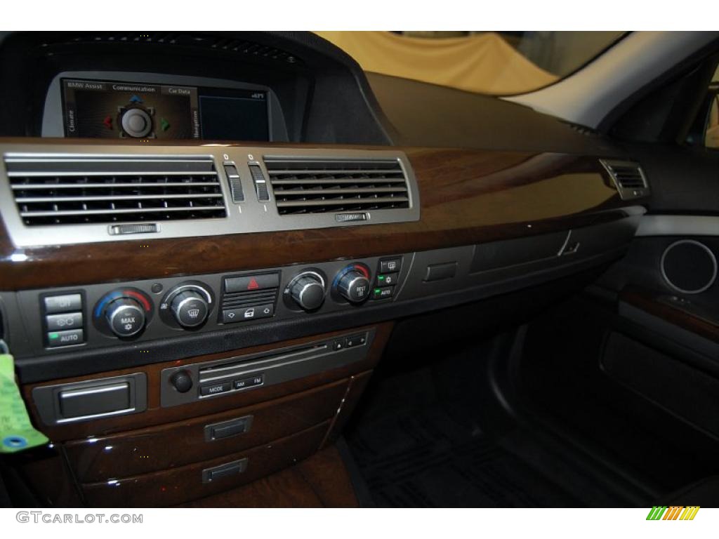 2008 7 Series 750Li Sedan - Azurite Black Metallic / Black photo #39