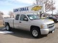 2007 Silver Birch Metallic Chevrolet Silverado 1500 LT Extended Cab  photo #1