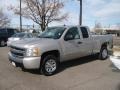 2007 Silver Birch Metallic Chevrolet Silverado 1500 LT Extended Cab  photo #3