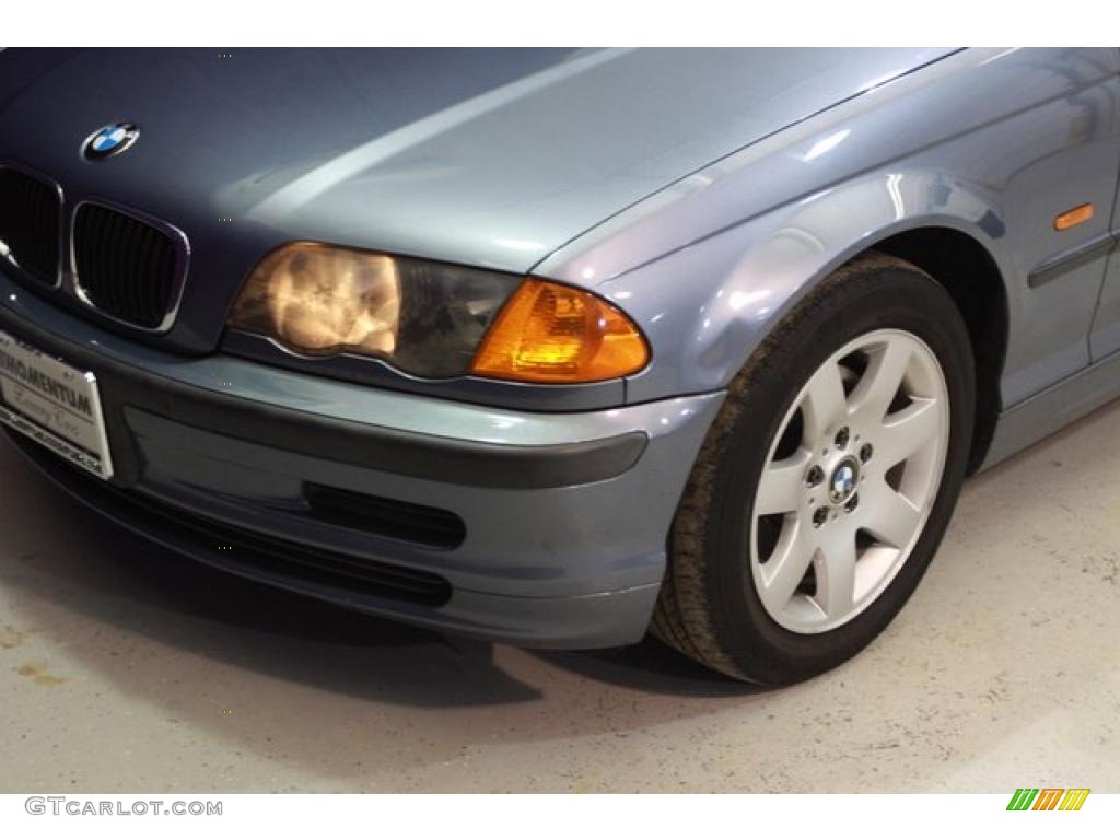 2001 3 Series 325i Sedan - Steel Blue Metallic / Sand photo #11