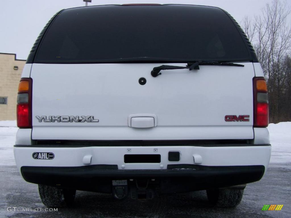 2002 Yukon XL Denali AWD - Summit White / Stone Gray photo #6