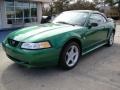 1999 Electric Green Metallic Ford Mustang GT Convertible  photo #3