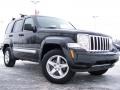 2008 Brilliant Black Crystal Pearl Jeep Liberty Limited 4x4  photo #1