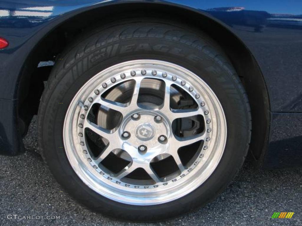 2001 Corvette Convertible - Navy Blue Metallic / Light Oak photo #5
