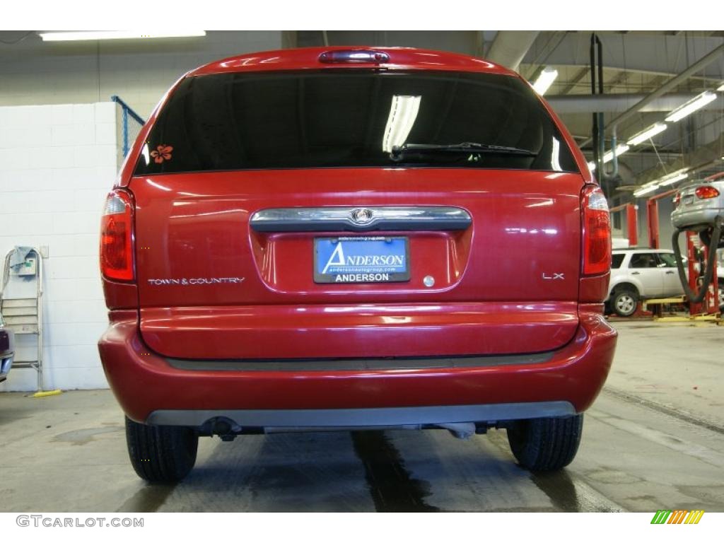 2006 Town & Country LX - Inferno Red Pearl / Medium Slate Gray photo #8