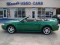 1999 Electric Green Metallic Ford Mustang GT Convertible  photo #18