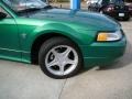 1999 Electric Green Metallic Ford Mustang GT Convertible  photo #35