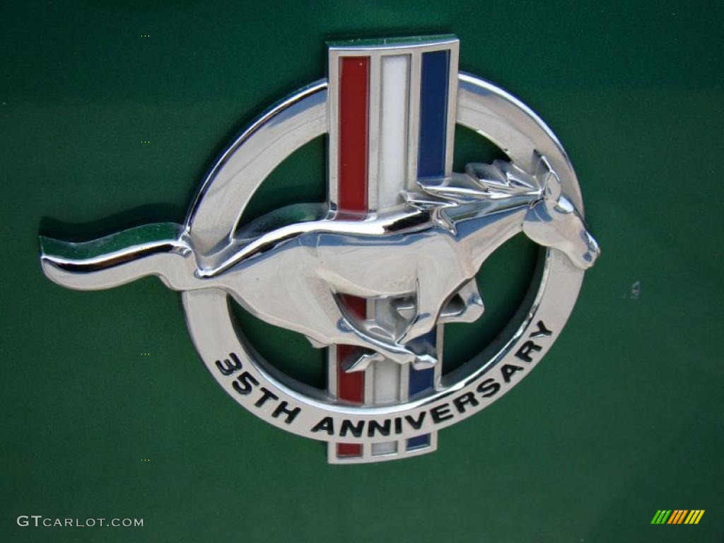 1999 Mustang GT Convertible - Electric Green Metallic / Medium Parchment photo #39