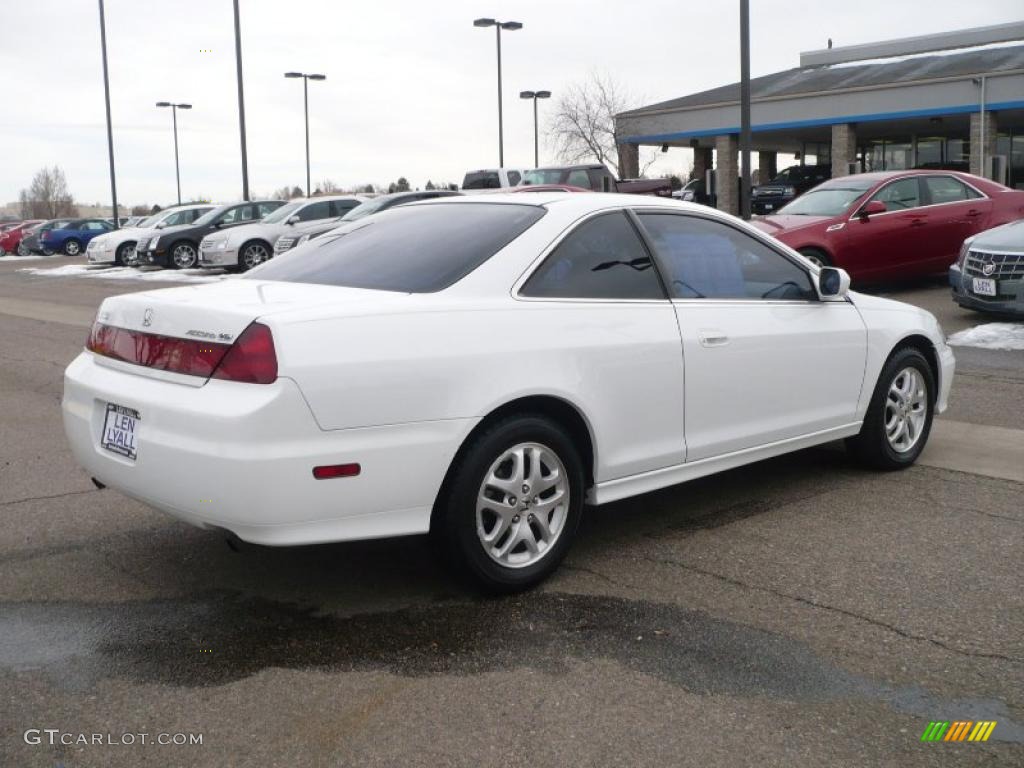 2002 Accord EX V6 Coupe - Taffeta White / Ivory photo #6